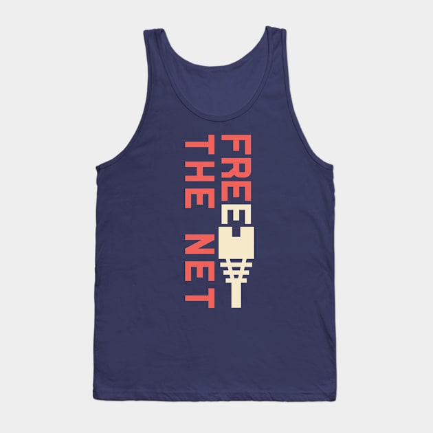 Free the Net Tank Top by Electrovista